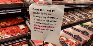 Food Shortage And Price Increases