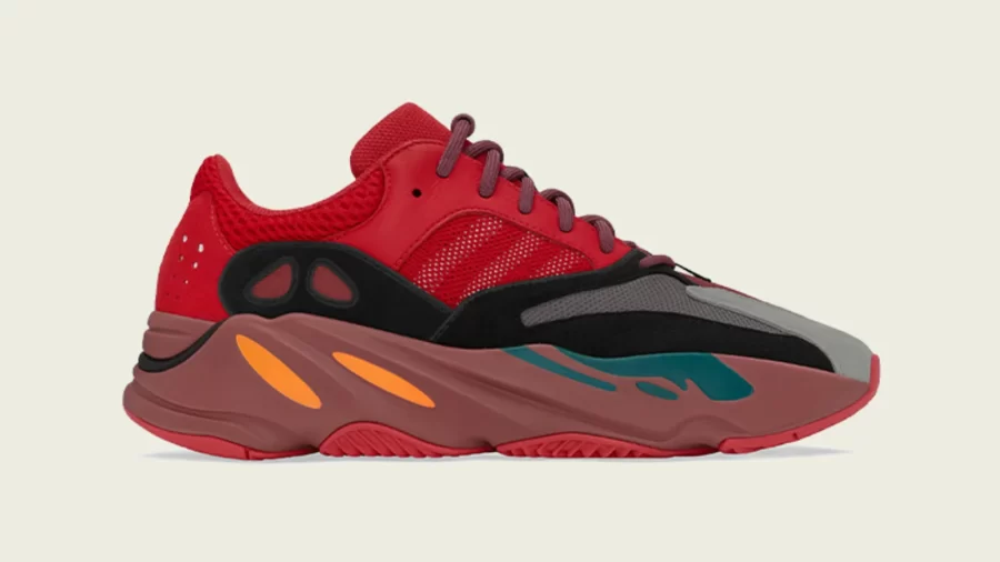 The Hi-Res Red Adidas Yeezy Boost 700s Look Kinda Weird and I Dont Like Them